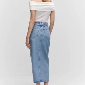 Mango denim skirt